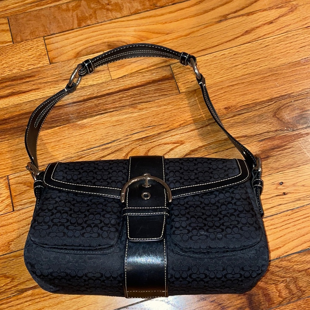 Coach Black Shoulder Bag